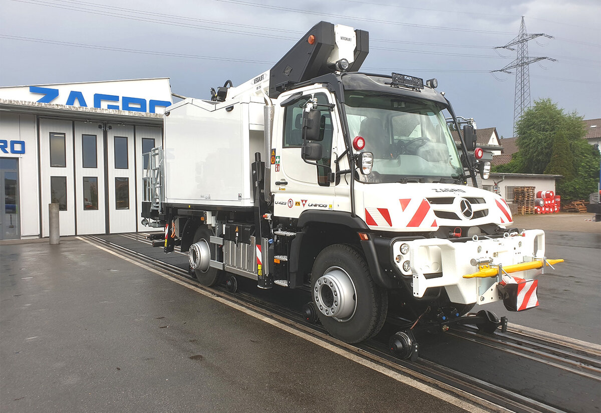 Zagro Unimog U Road Rail Work Vehicle For Graz Tram Lines